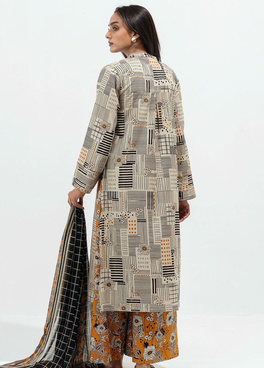 Beechtree Printed Lawn Suits Unstitched 3 Piece BT22SS BT1S22U58 - Summer Collection