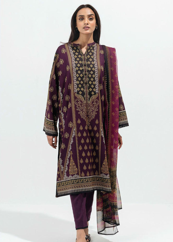 Beechtree Printed Lawn Suits Unstitched 3 Piece BT22SS BT1S22U60 - Summer Collection