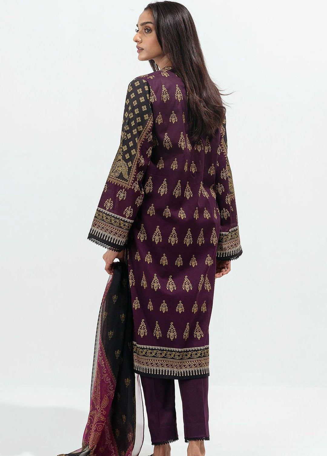 Beechtree Printed Lawn Suits Unstitched 3 Piece BT22SS BT1S22U60 - Summer Collection