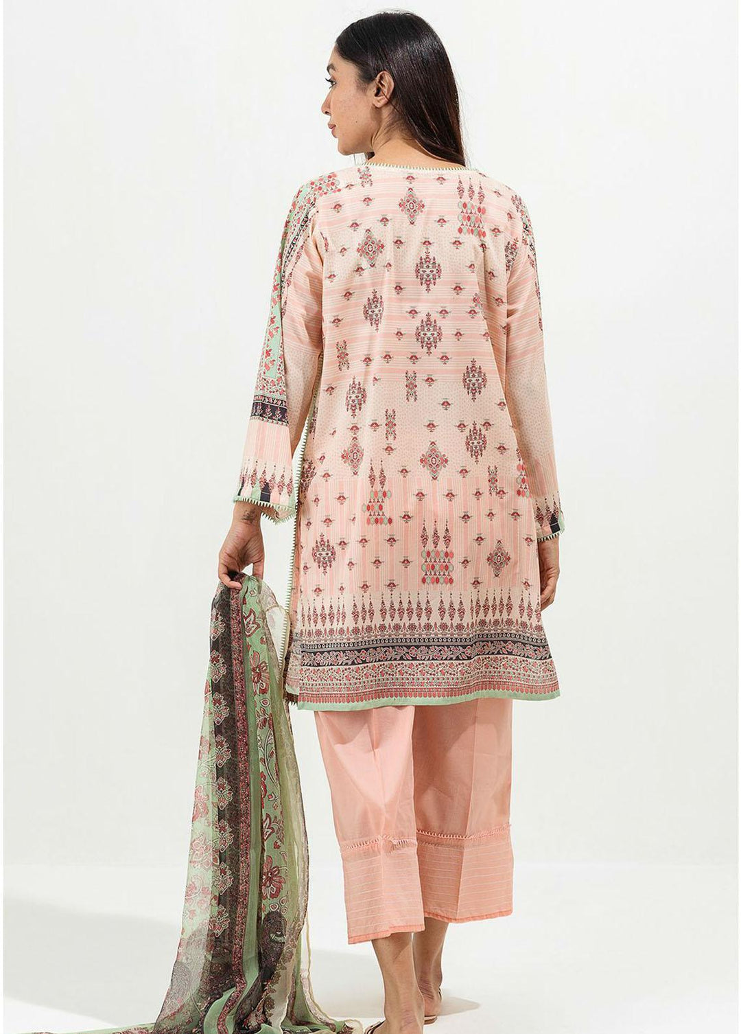 Beechtree Printed Lawn Suits Unstitched 3 Piece BT22SS BT1S22U61 - Summer Collection