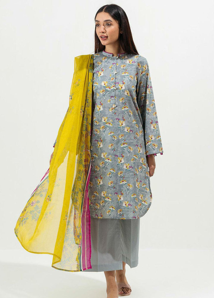 Beechtree Printed Lawn Suits Unstitched 3 Piece BT22SS BT1S22U63 - Summer Collection
