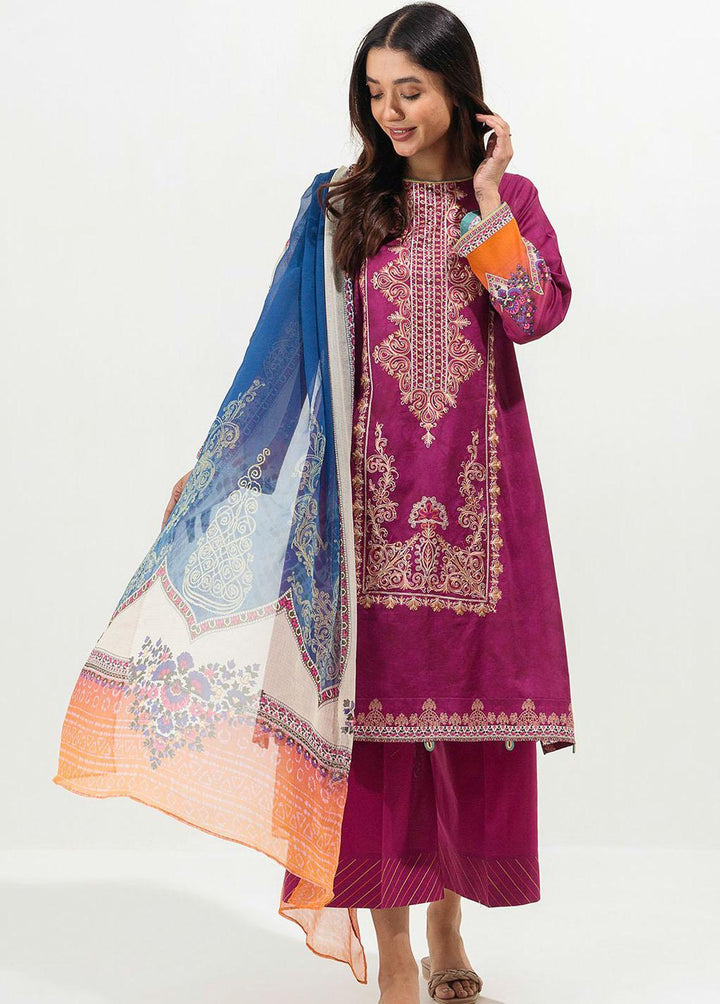 Beechtree Printed Lawn Suits Unstitched 3 Piece BT22SS BT1S22U67 - Summer Collection