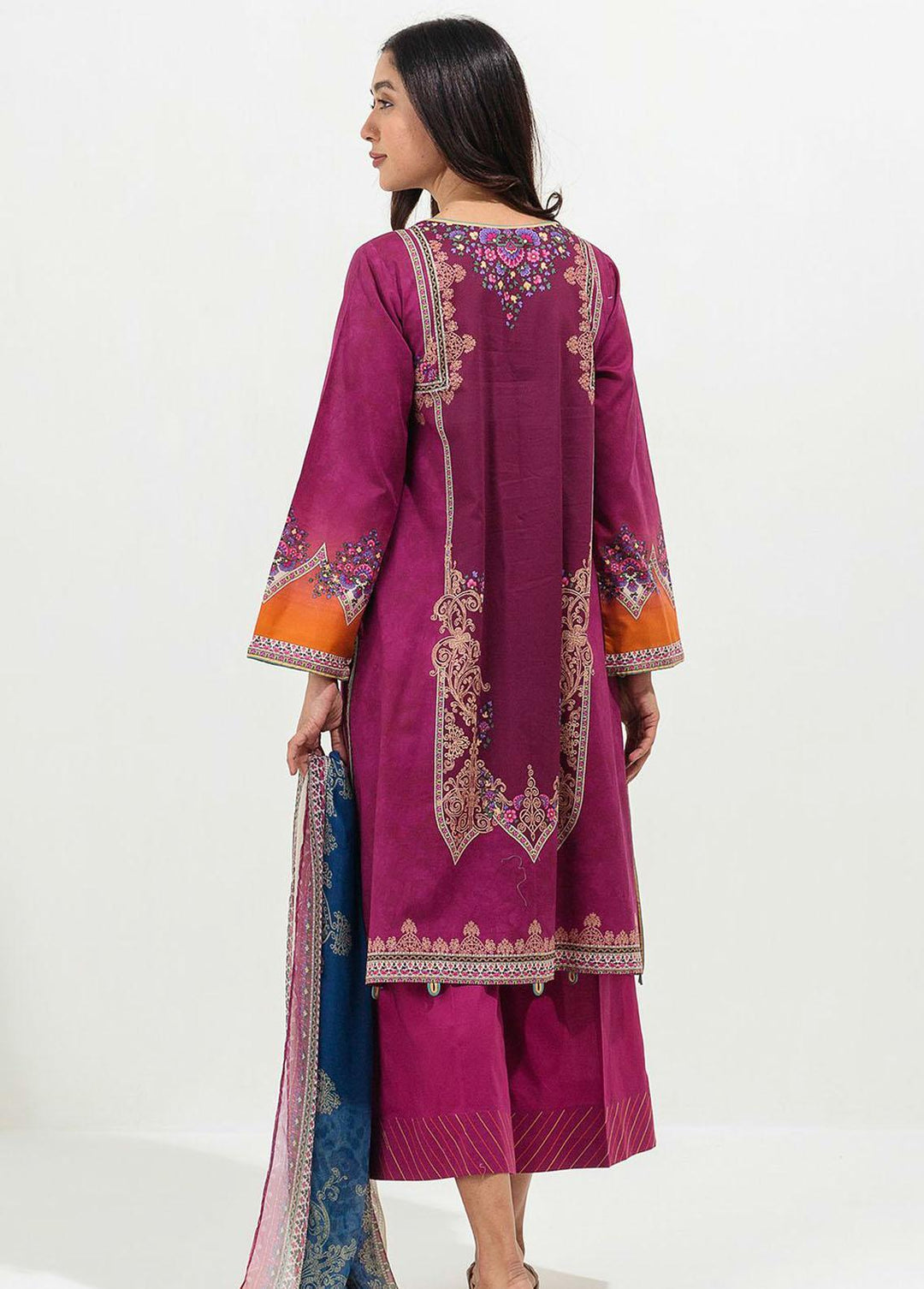 Beechtree Printed Lawn Suits Unstitched 3 Piece BT22SS BT1S22U67 - Summer Collection