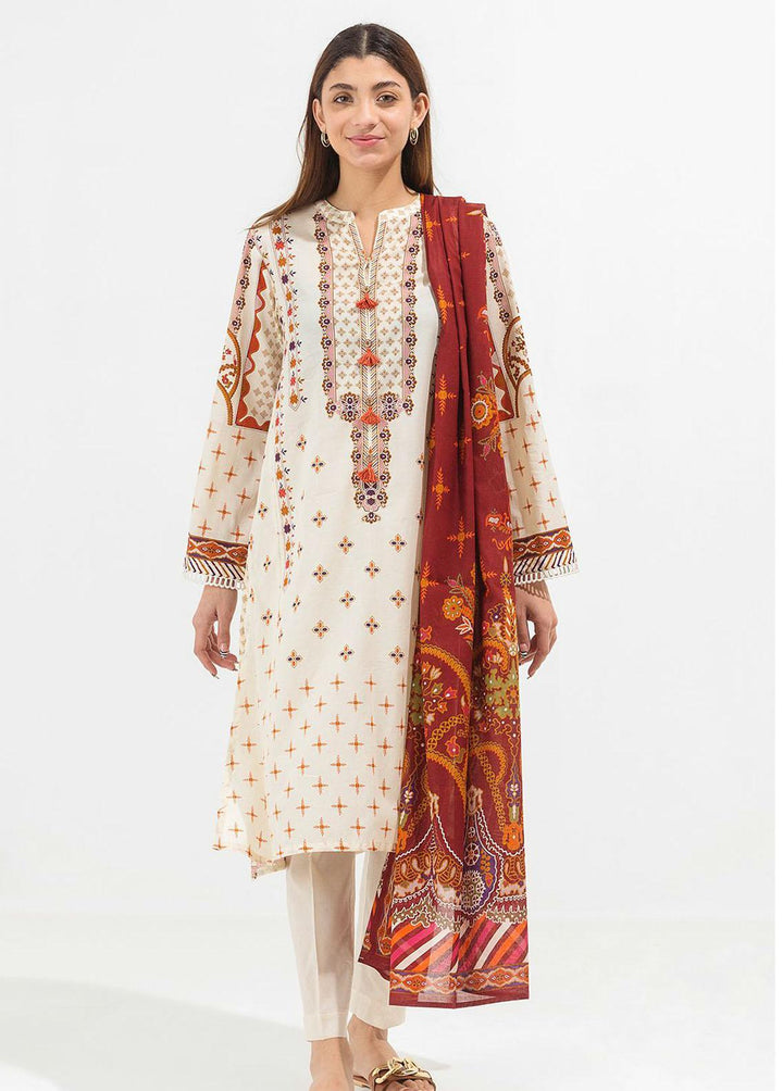 Beechtree Printed Lawn Suits Unstitched 3 Piece BT22SS BT1S22U76 - Summer Collection