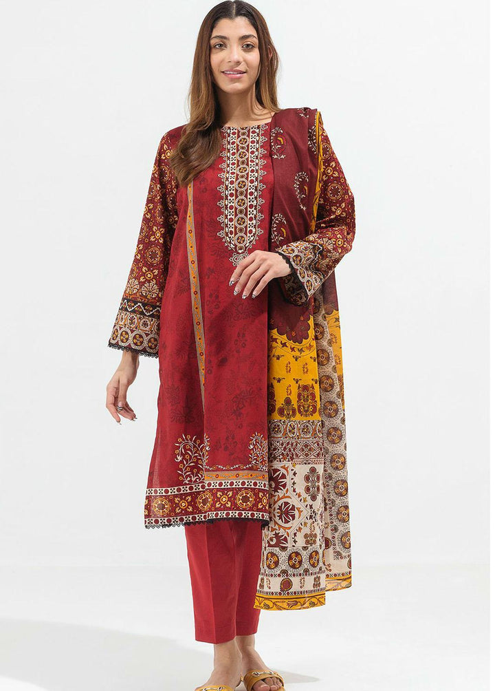 Beechtree Printed Lawn Suits Unstitched 3 Piece BT22SS BT1S22U77 - Summer Collection