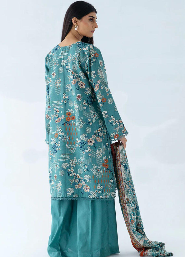 Beechtree Printed Khaddar Suits Unstitched 2 Piece BT23UF BT1W23U16 Sylvan - Formal Collection