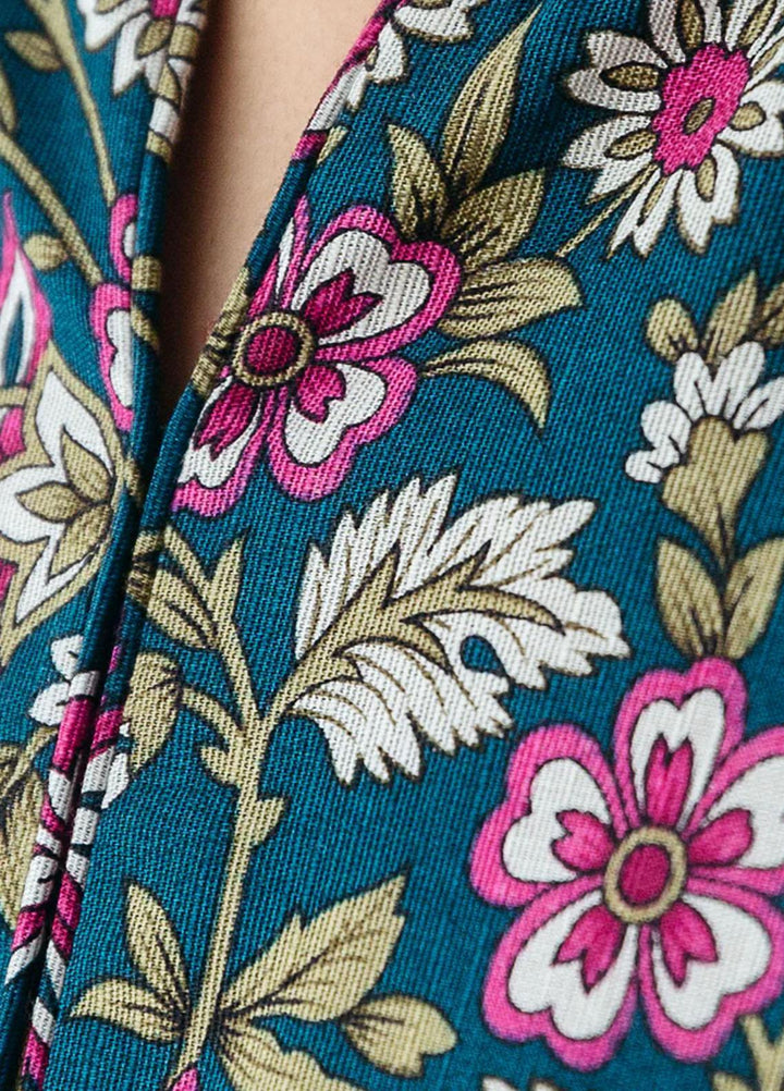 Beechtree Printed Khaddar Suits Unstitched 2 Piece BT23UF BT1W23U17 Beryl Bloom - Formal Collection