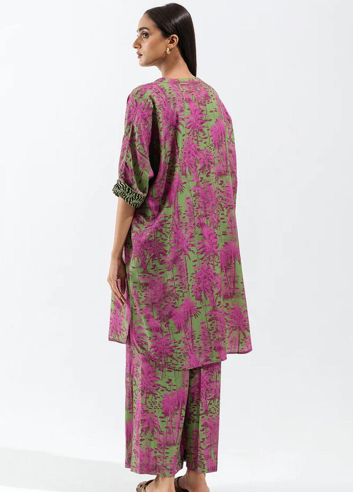Beechtree Printed Linen Suits Unstitched 2 Piece BT23UF BT1W23U42 Tropic Tale - Formal Collection