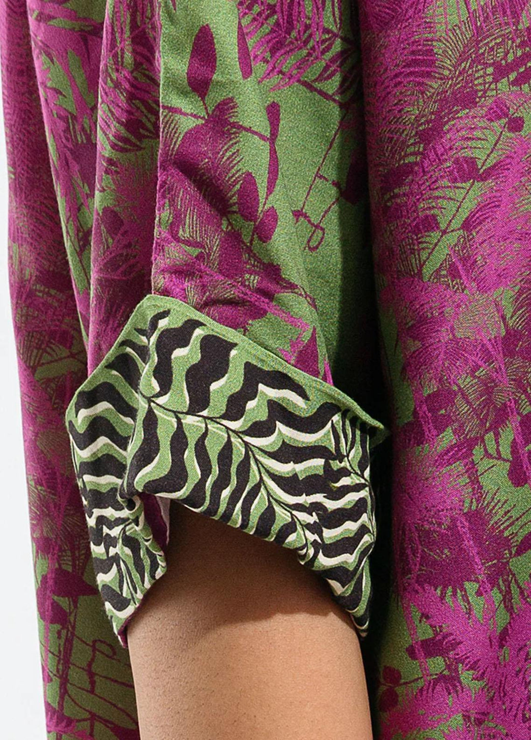 Beechtree Printed Linen Suits Unstitched 2 Piece BT23UF BT1W23U42 Tropic Tale - Formal Collection