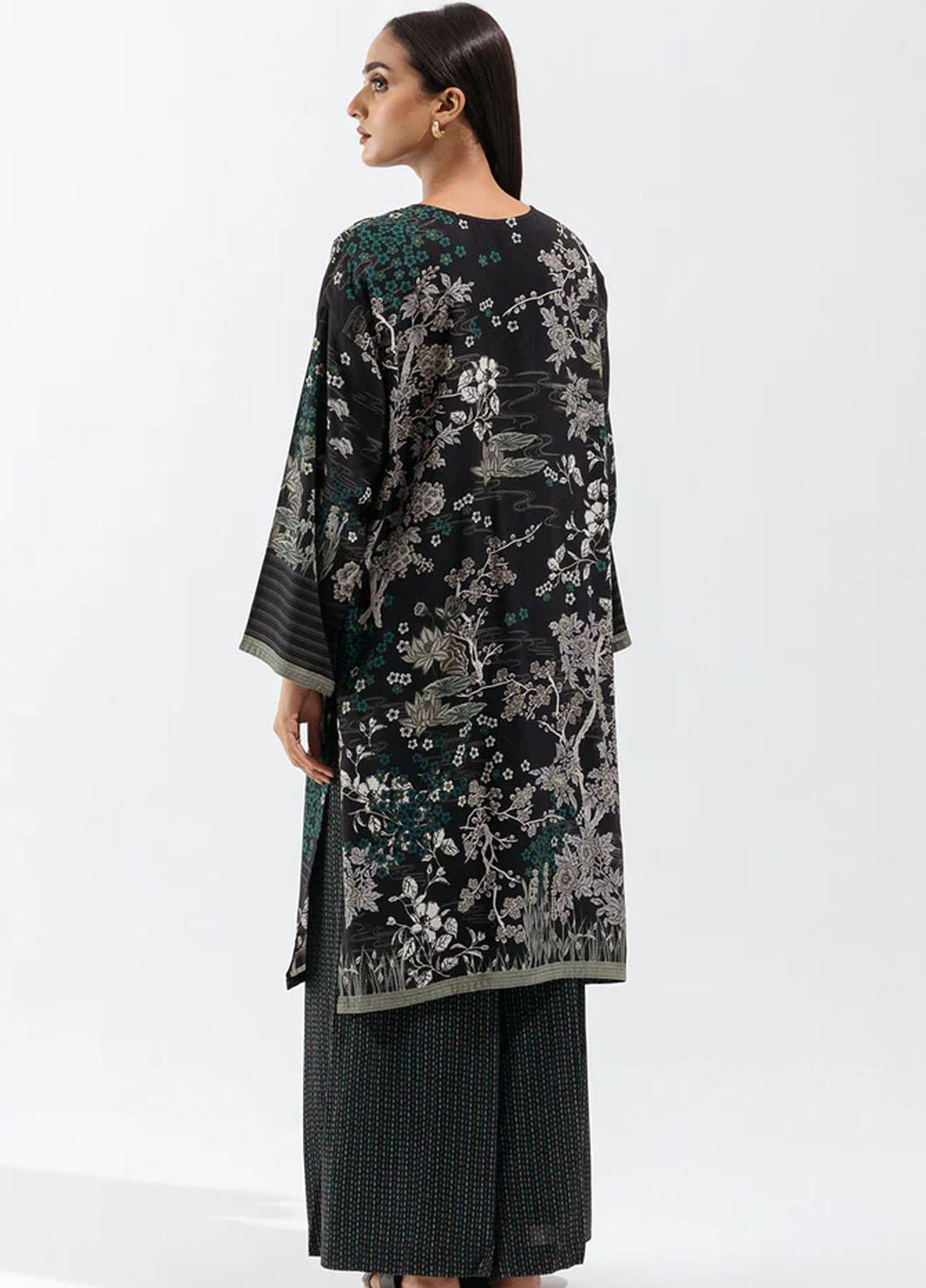 Beechtree Printed Linen Suits Unstitched 2 Piece BT23UF BT1W23U44 Twilight Tale - Formal Collection