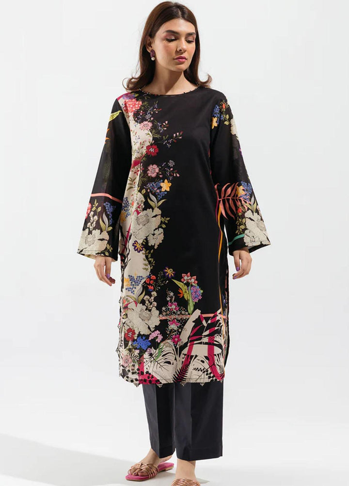 Beechtree Embroidered Lawn  Unstitched Kurties BT23US BT5S23U01 Onyx Bloom - Summer Collection