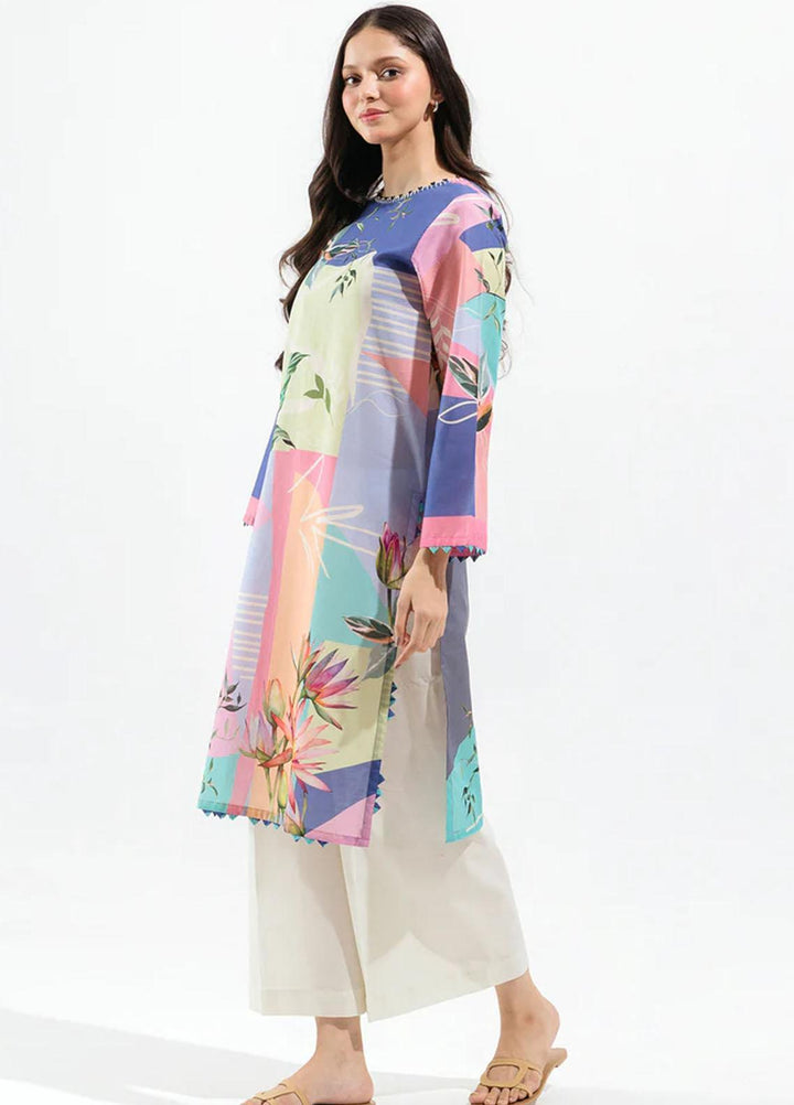 Beechtree Embroidered Lawn  Unstitched Kurties BT23US BT5S23U04 Colorant Vivid - Summer Collection