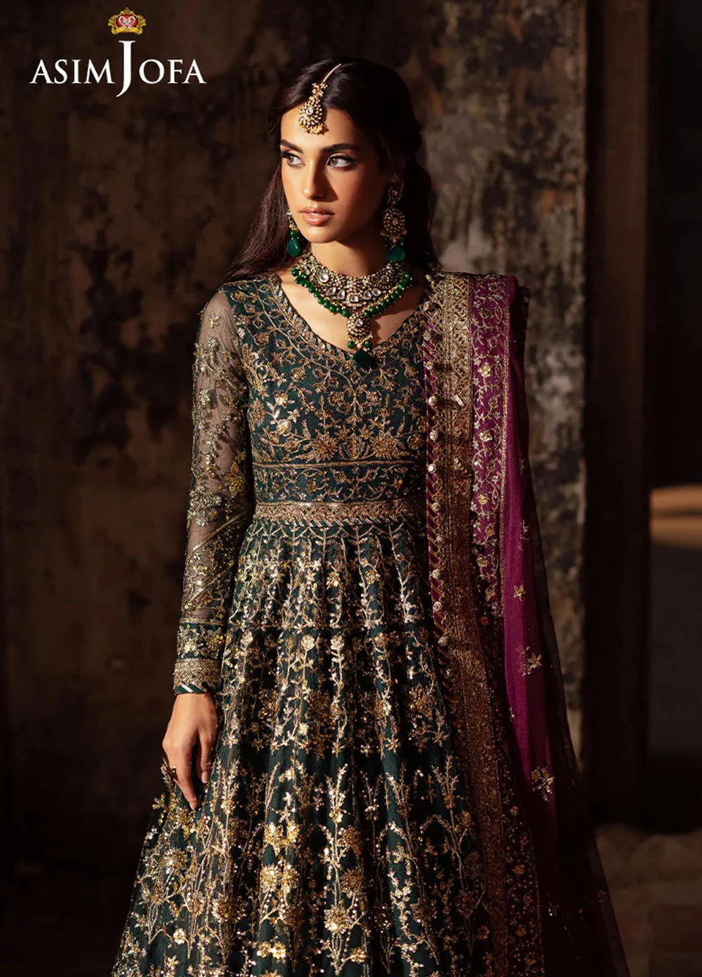 Bekhudi by Asim Jofa Embroidered Suit Unstitched 3 Piece AJKB-02 - Luxury Collection