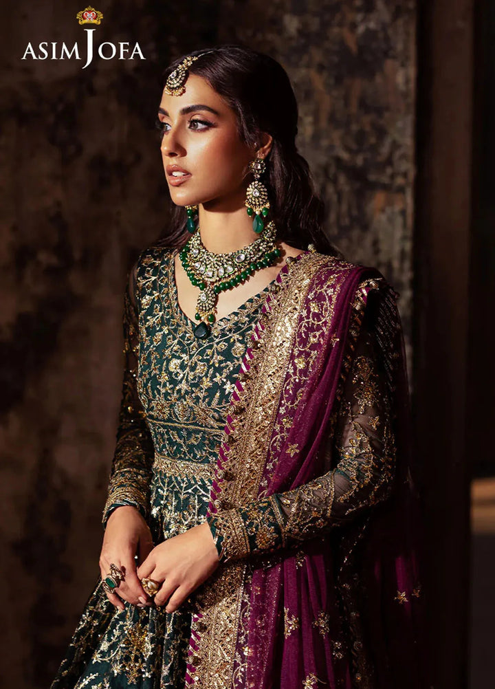 Bekhudi by Asim Jofa Embroidered Suit Unstitched 3 Piece AJKB-02 - Luxury Collection