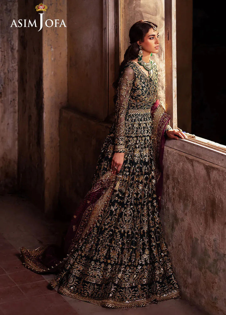 Bekhudi by Asim Jofa Embroidered Suit Unstitched 3 Piece AJKB-02 - Luxury Collection