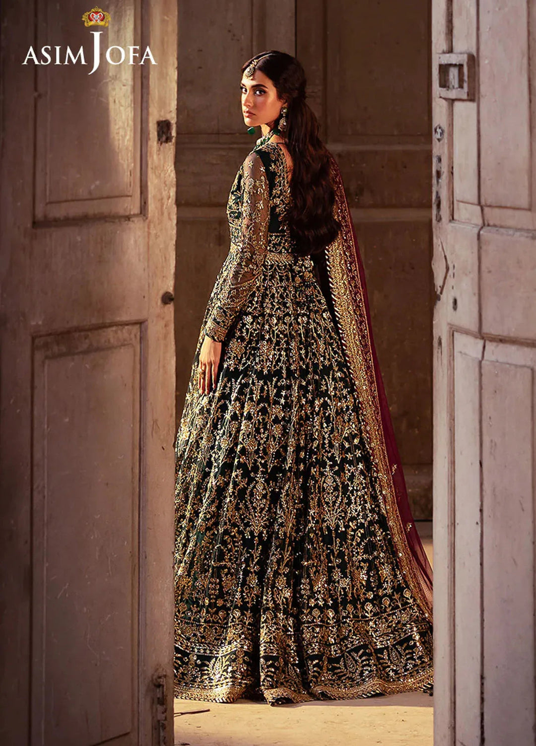 Bekhudi by Asim Jofa Embroidered Suit Unstitched 3 Piece AJKB-02 - Luxury Collection