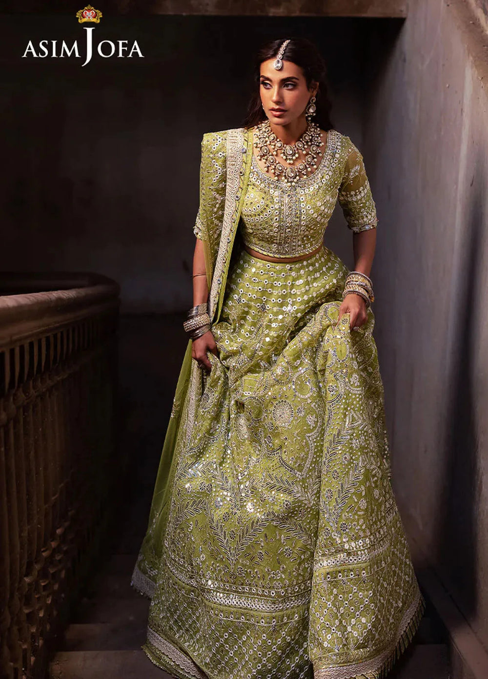 Bekhudi by Asim Jofa Embroidered Suit Unstitched 3 Piece AJKB-04 - Luxury Collection