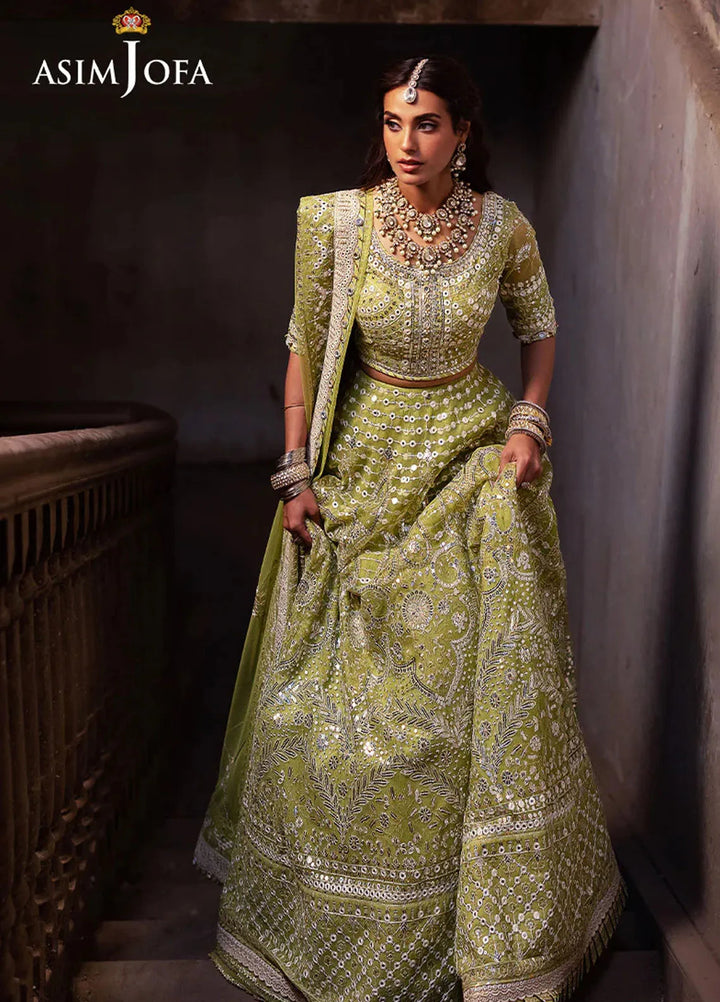 Bekhudi by Asim Jofa Embroidered Suit Unstitched 3 Piece AJKB-04 - Luxury Collection
