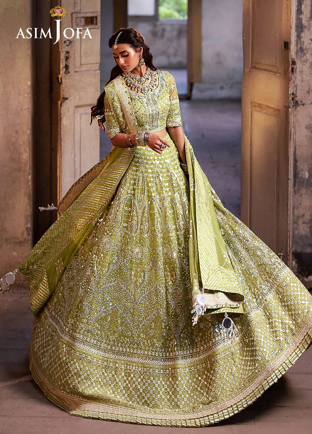 Bekhudi by Asim Jofa Embroidered Suit Unstitched 3 Piece AJKB-04 - Luxury Collection