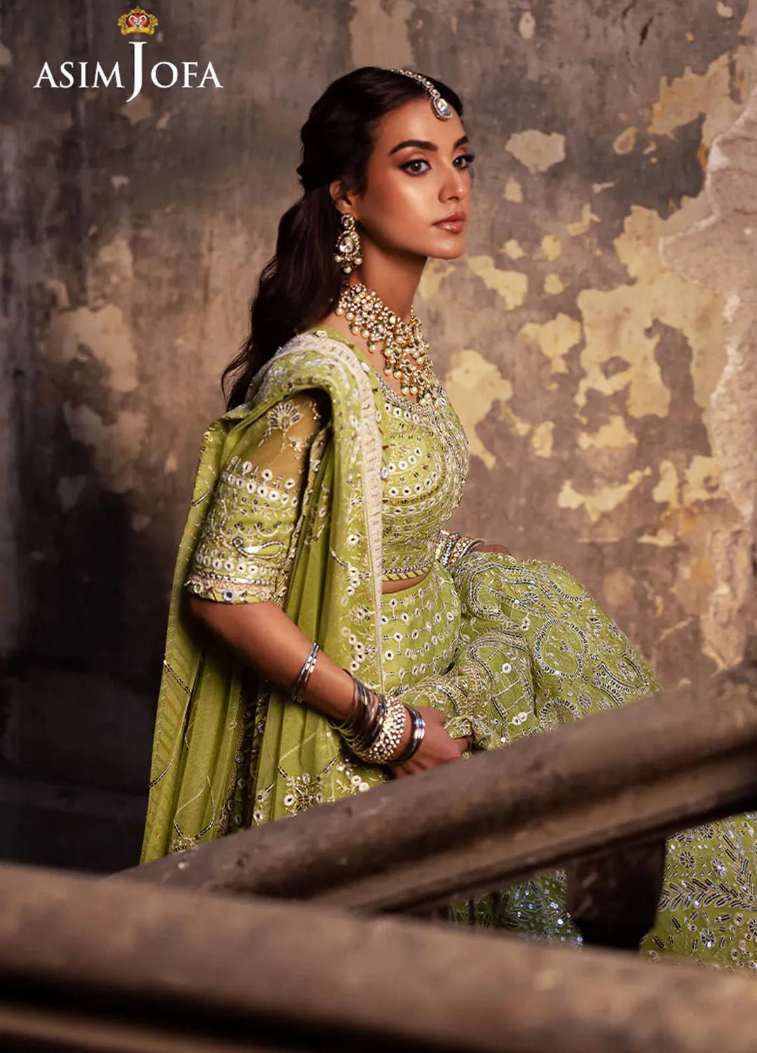Bekhudi by Asim Jofa Embroidered Suit Unstitched 3 Piece AJKB-04 - Luxury Collection