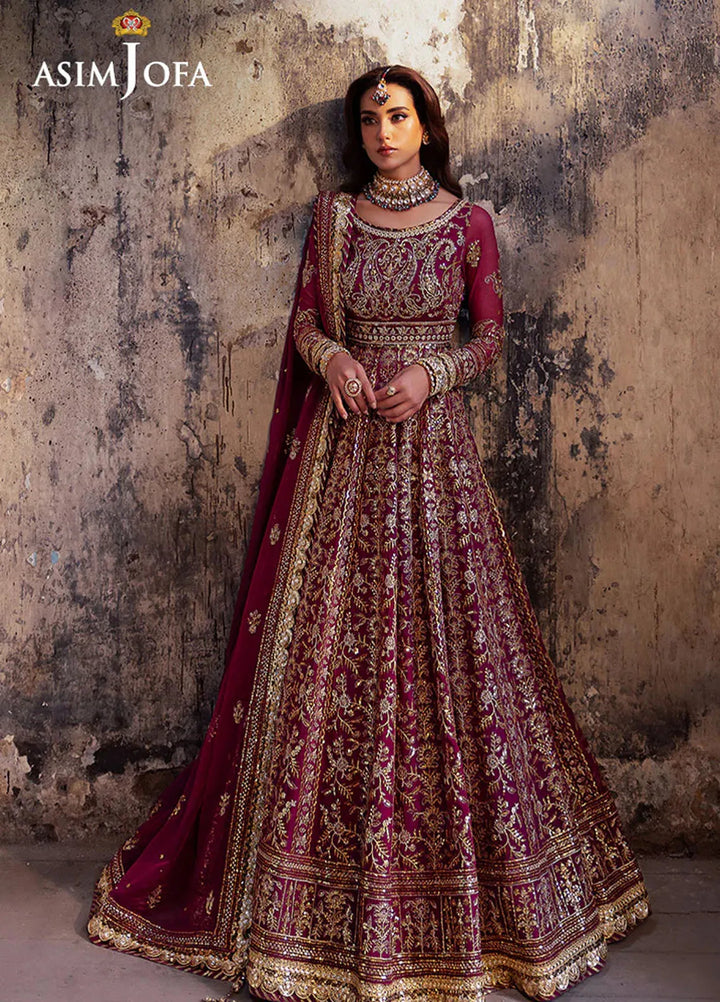 Bekhudi by Asim Jofa Embroidered Suit Unstitched 3 Piece AJKB-05 - Luxury Collection
