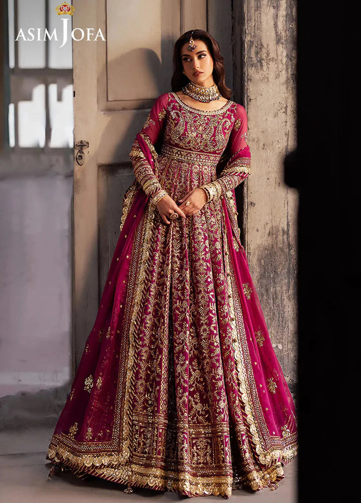 Bekhudi by Asim Jofa Embroidered Suit Unstitched 3 Piece AJKB-05 - Luxury Collection