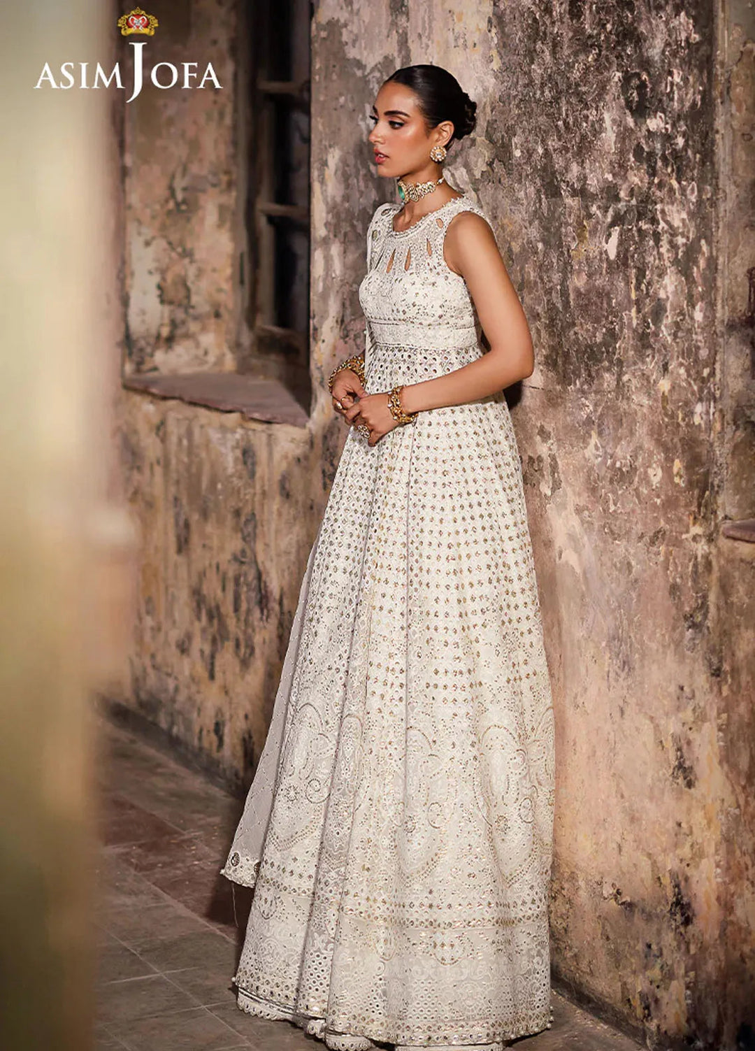 Bekhudi by Asim Jofa Embroidered Suit Unstitched 3 Piece AJKB-06 - Luxury Collection
