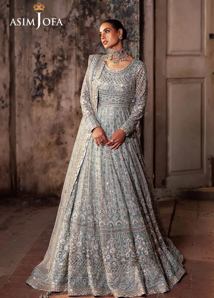 Bekhudi by Asim Jofa Embroidered Suit Unstitched 3 Piece AJKB-07 - Luxury Collection