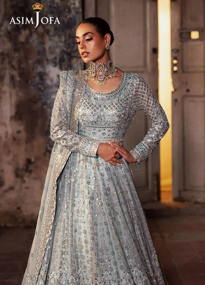 Bekhudi by Asim Jofa Embroidered Suit Unstitched 3 Piece AJKB-07 - Luxury Collection