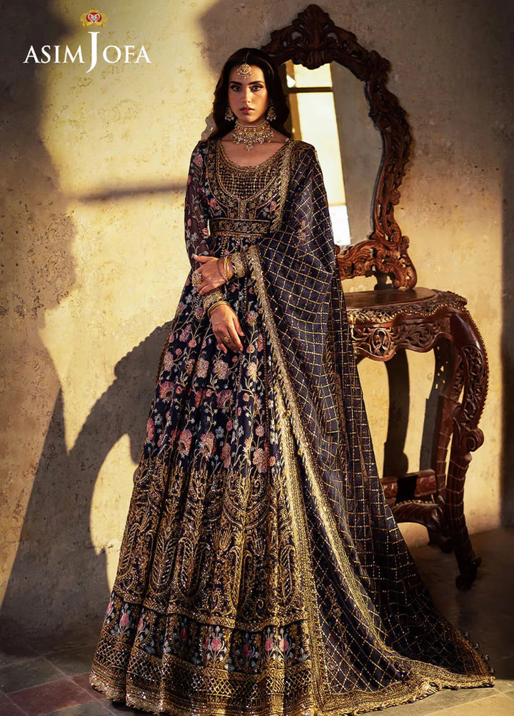 Bekhudi by Asim Jofa Embroidered Suit Unstitched 3 Piece AJKB-09 - Luxury Collection