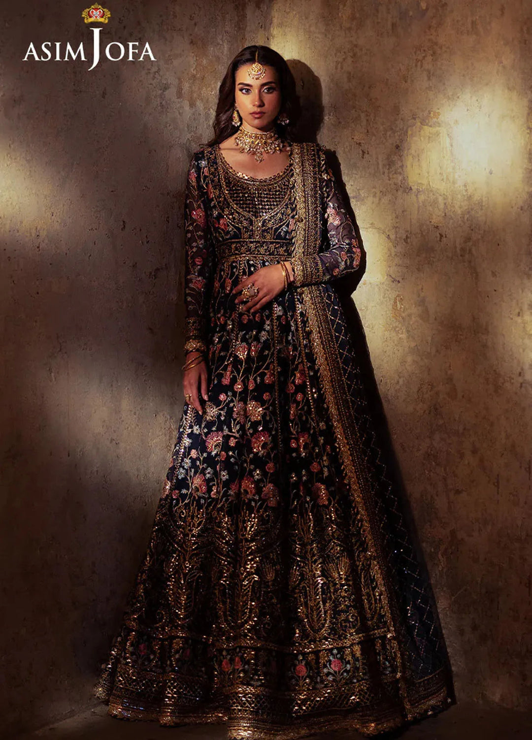 Bekhudi by Asim Jofa Embroidered Suit Unstitched 3 Piece AJKB-09 - Luxury Collection
