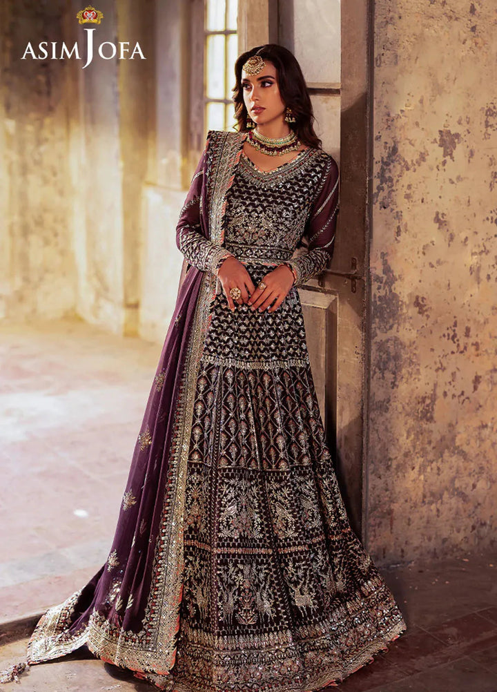 Bekhudi by Asim Jofa Embroidered Suit Unstitched 3 Piece AJKB-10 - Luxury Collection