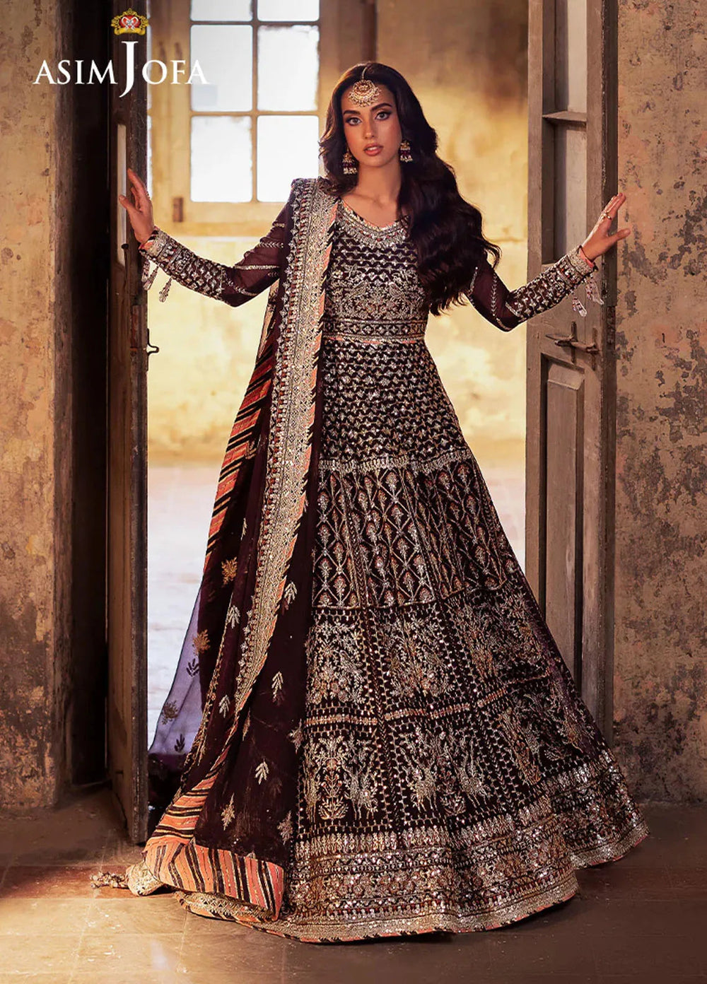Bekhudi by Asim Jofa Embroidered Suit Unstitched 3 Piece AJKB-10 - Luxury Collection