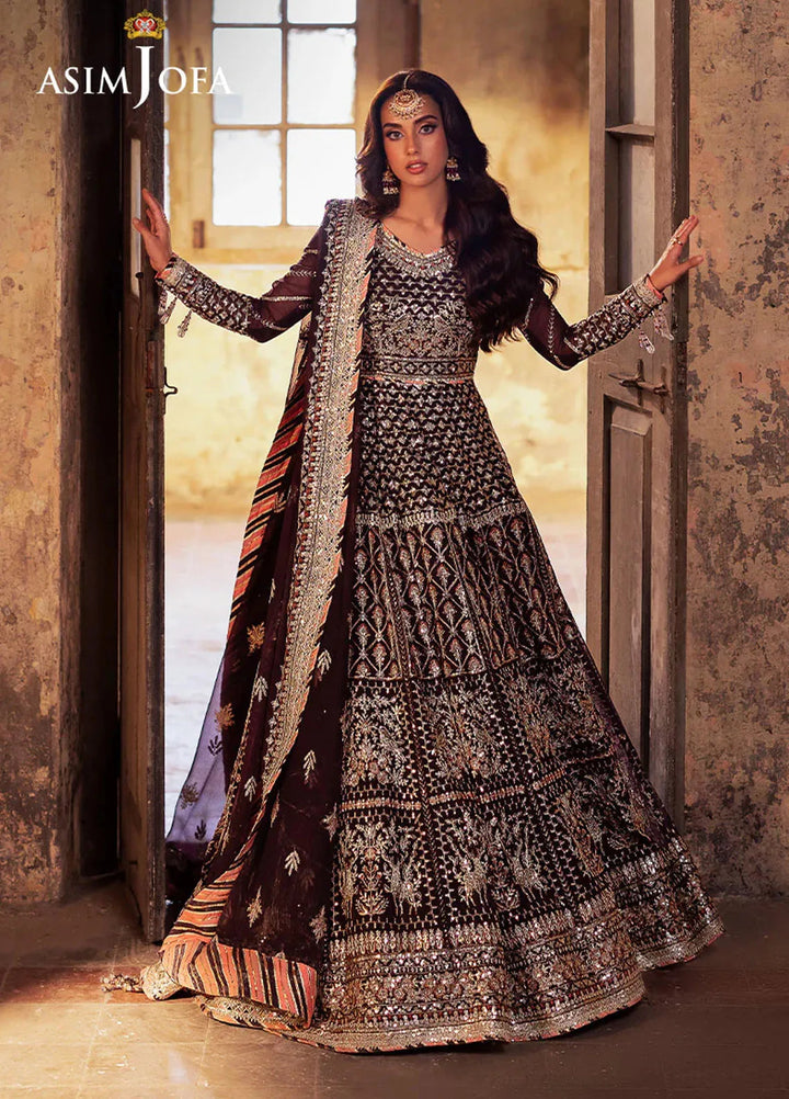 Bekhudi by Asim Jofa Embroidered Suit Unstitched 3 Piece AJKB-10 - Luxury Collection