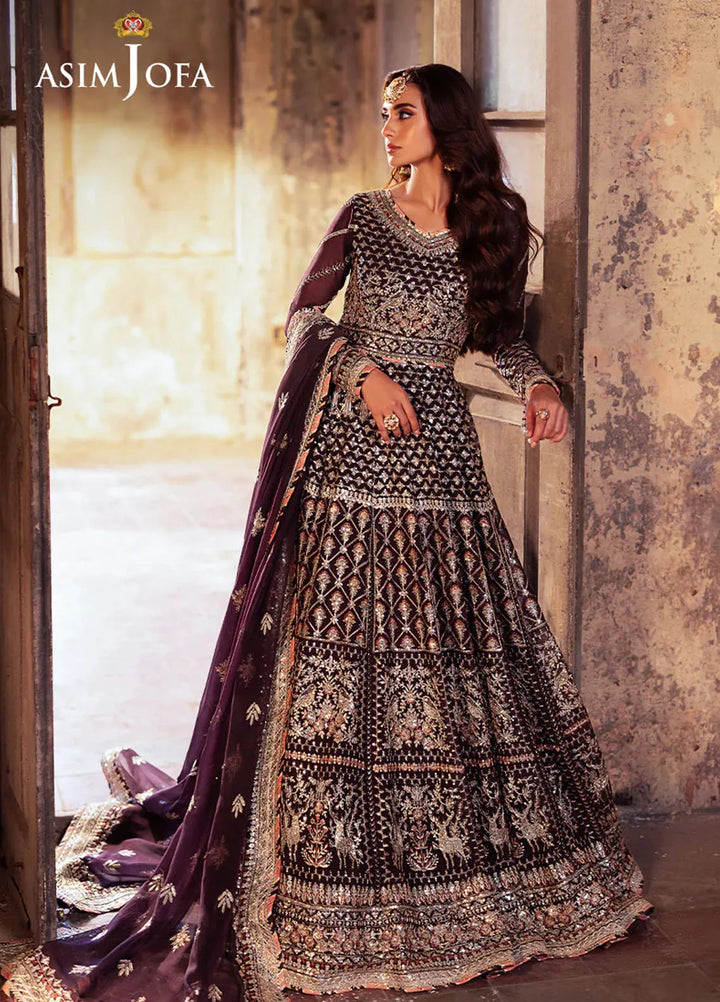 Bekhudi by Asim Jofa Embroidered Suit Unstitched 3 Piece AJKB-10 - Luxury Collection