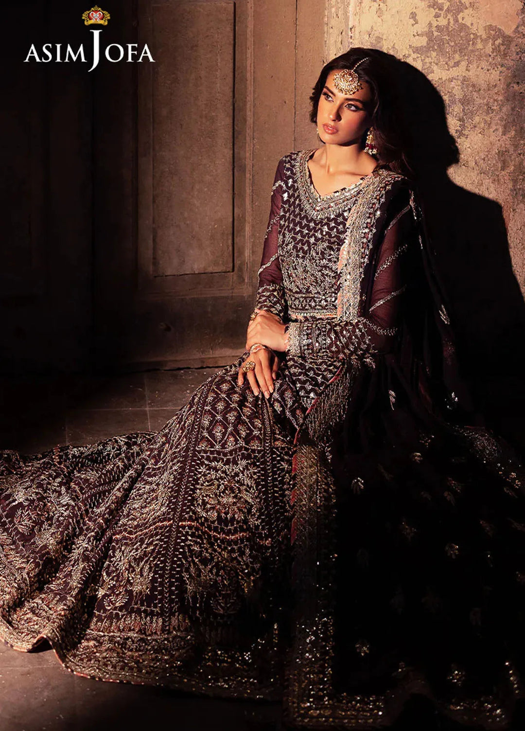 Bekhudi by Asim Jofa Embroidered Suit Unstitched 3 Piece AJKB-10 - Luxury Collection