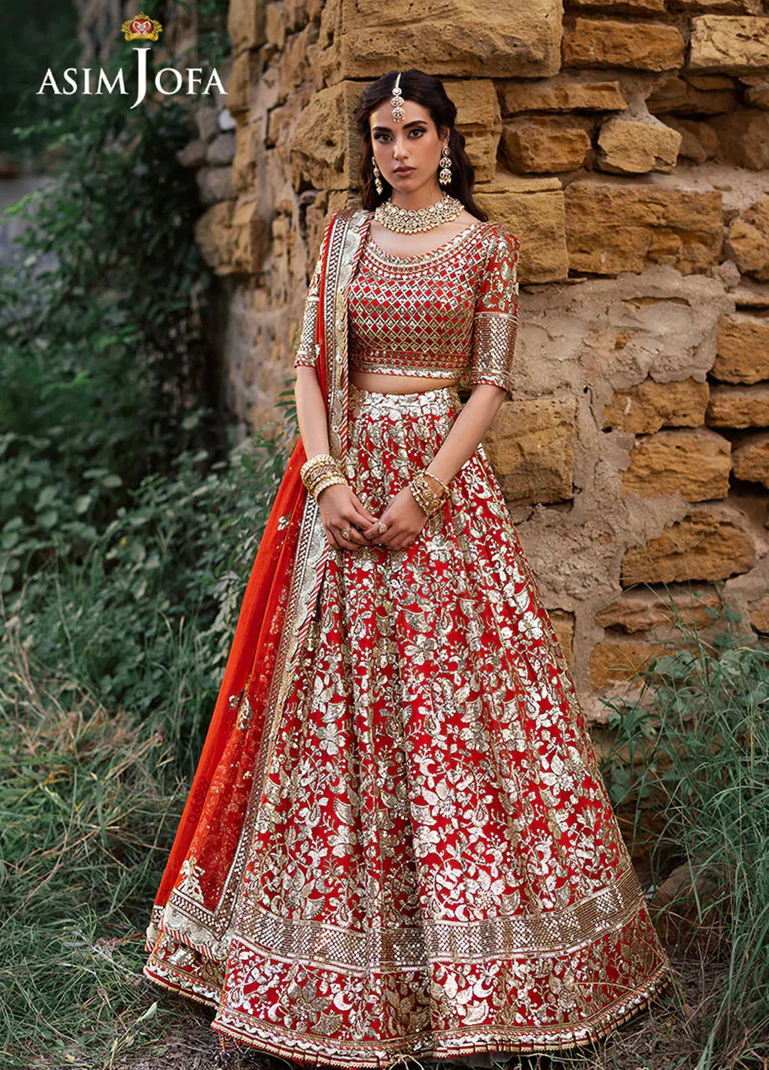 Bekhudi by Asim Jofa Embroidered Suit Unstitched 3 Piece AJKB-11 - Luxury Collection
