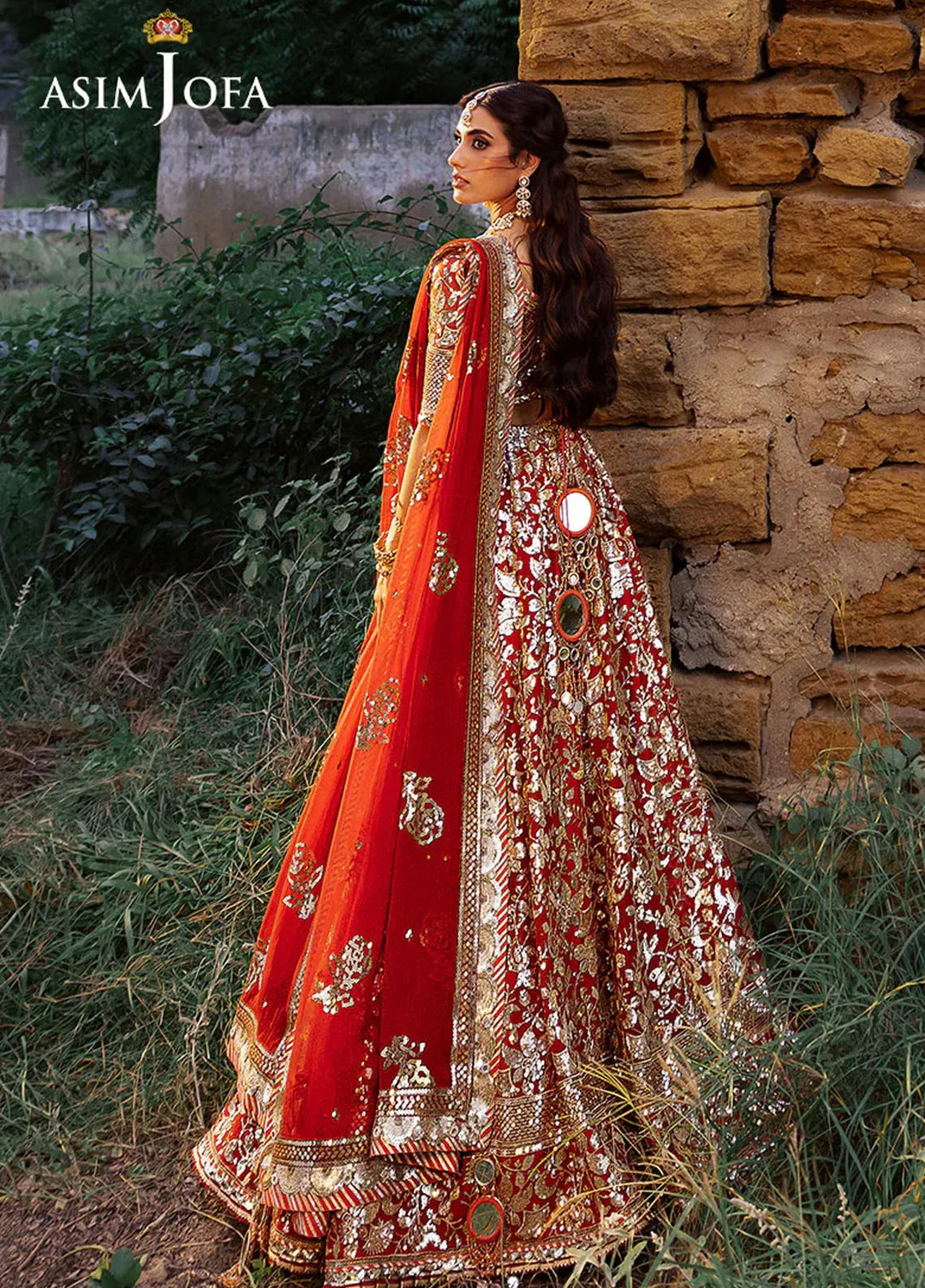 Bekhudi by Asim Jofa Embroidered Suit Unstitched 3 Piece AJKB-11 - Luxury Collection
