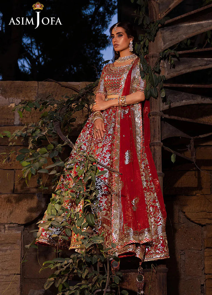 Bekhudi by Asim Jofa Embroidered Suit Unstitched 3 Piece AJKB-11 - Luxury Collection