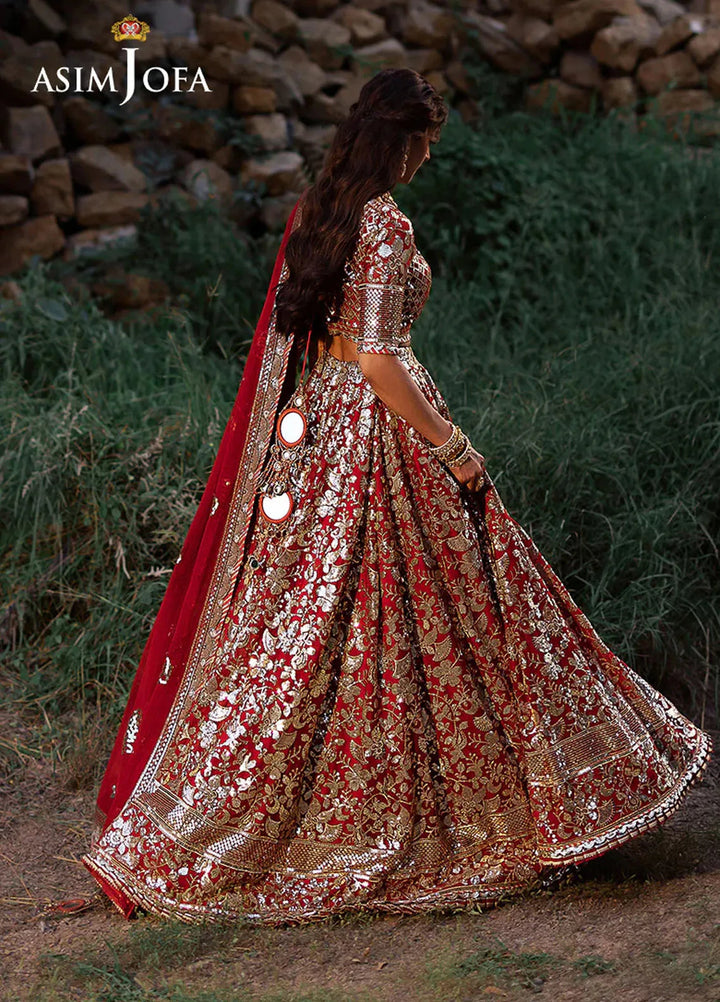 Bekhudi by Asim Jofa Embroidered Suit Unstitched 3 Piece AJKB-11 - Luxury Collection