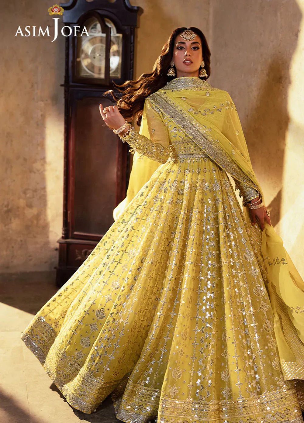 Bekhudi by Asim Jofa Embroidered Suit Unstitched 3 Piece AJKB-12 - Luxury Collection