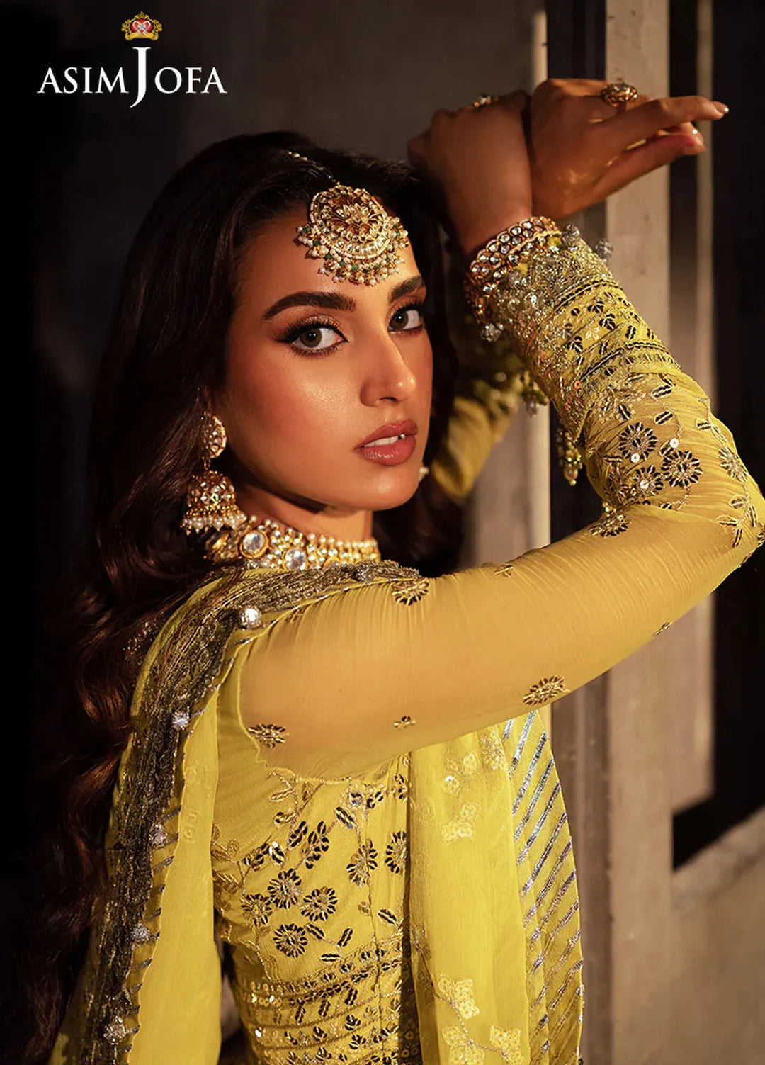 Bekhudi by Asim Jofa Embroidered Suit Unstitched 3 Piece AJKB-12 - Luxury Collection