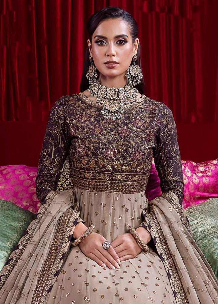 Bekhudi By Asim Jofa Embroidered Cotton Silk Suits Unstitched 3 Piece AJ23B AJBK-05 - Luxury Collection