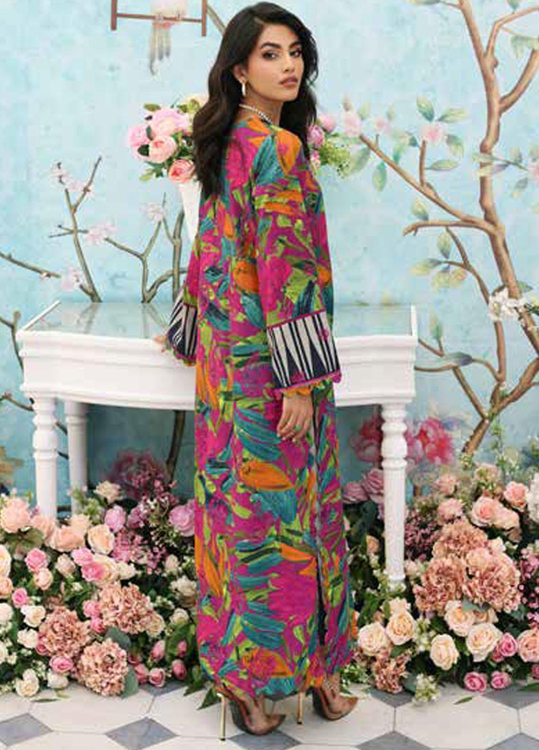 Belle By Charizma Embroidered Khaddar Suits Unstitched 2 Piece CRZ23-K2 BLW3-01 - Winter Collection