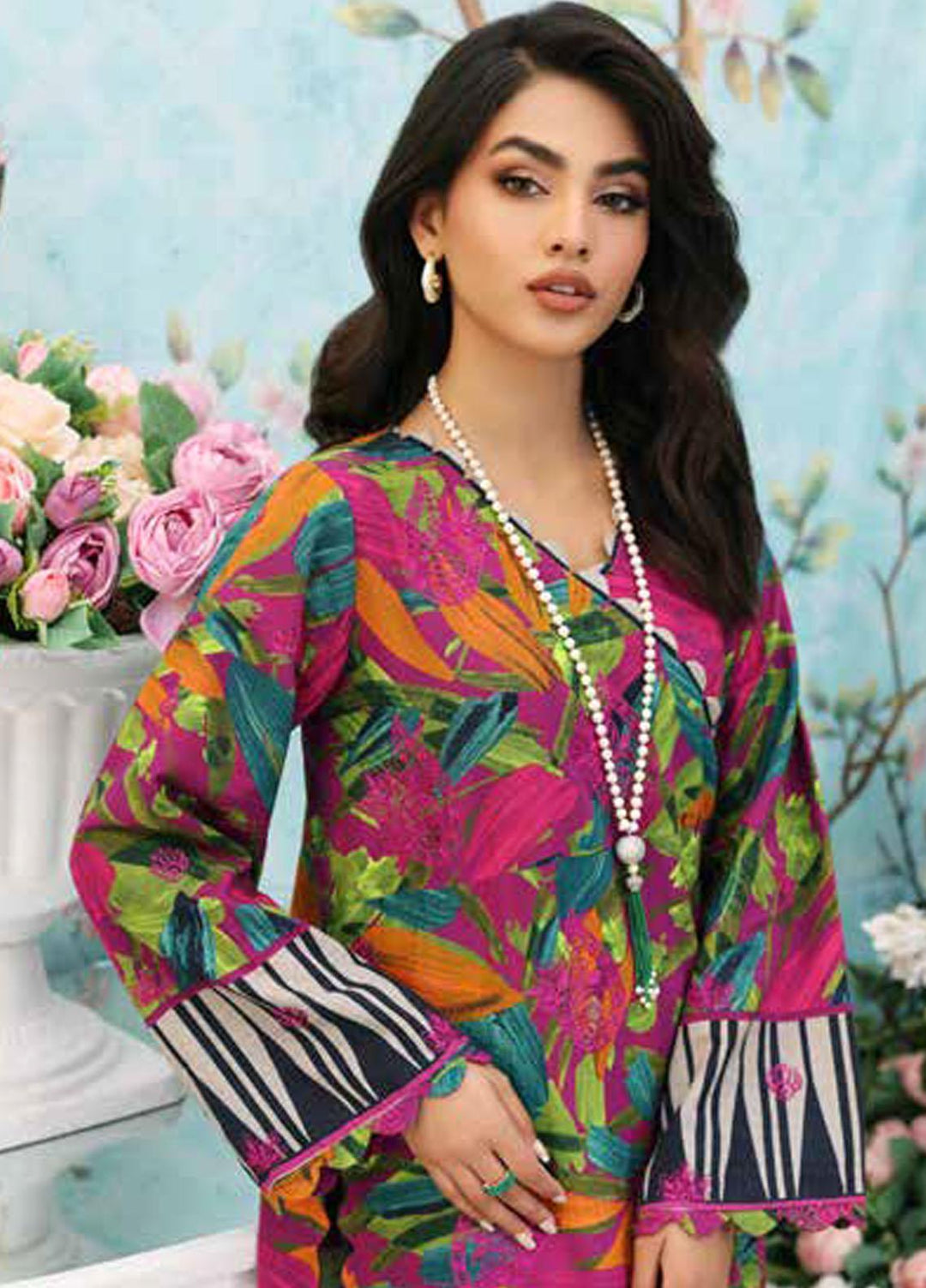 Belle By Charizma Embroidered Khaddar Suits Unstitched 2 Piece CRZ23-K2 BLW3-01 - Winter Collection