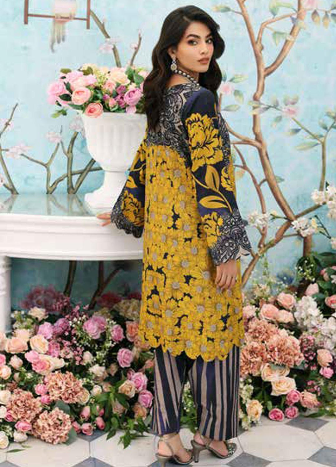 Belle By Charizma Embroidered Khaddar Suits Unstitched 2 Piece CRZ23-K2 BLW3-02A - Winter Collection