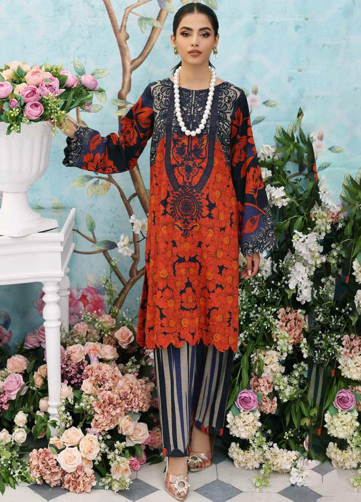 Belle By Charizma Embroidered Khaddar Suits Unstitched 2 Piece CRZ23-K2 BLW3-02B - Winter Collection