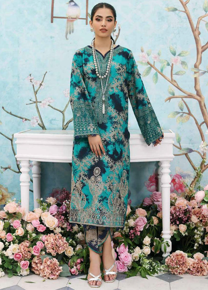 Belle By Charizma Embroidered Khaddar Suits Unstitched 2 Piece CRZ23-K2 BLW3-06 - Winter Collection