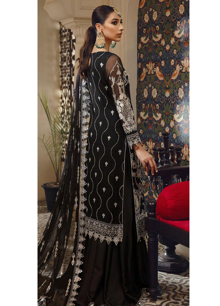 Belle Robe by Emaan Adeel Embroidered Organza Suits Unstitched 3 Piece EA21BR BL-04 - Luxury Collection