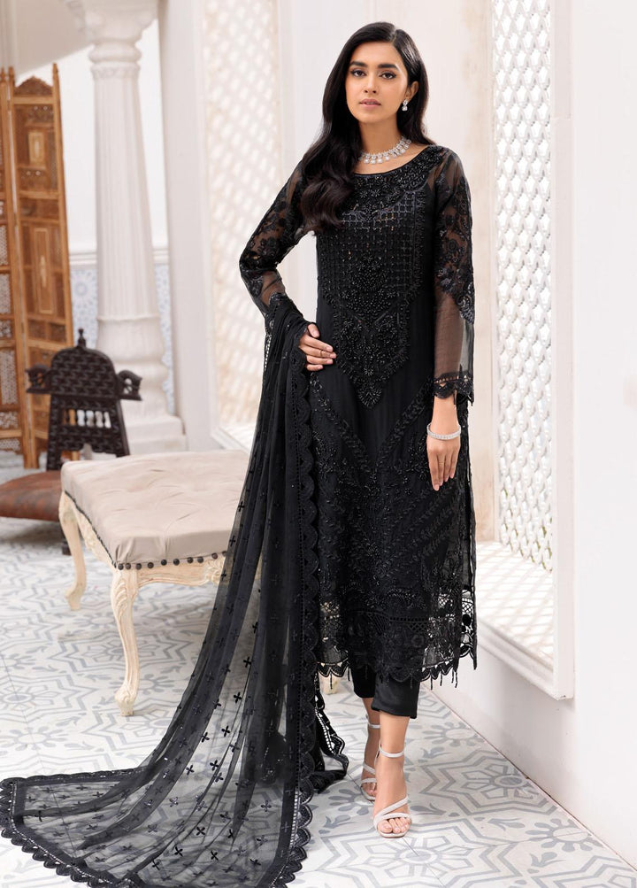 Belle Robe by Emaan Adeel Embroidered Organza Suits Unstitched 3 Piece EA22-BR3 302 - Luxury Collection